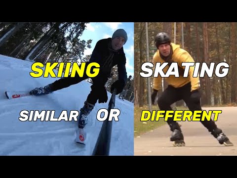 What is the Difference between Skiing And Ice Skating?